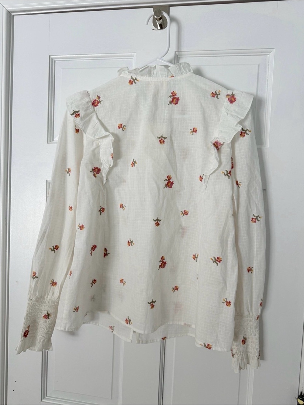 Sezane Donna Blouse NWT Europen Size 36/ US Size 2 Like New - Picture 11 of 12